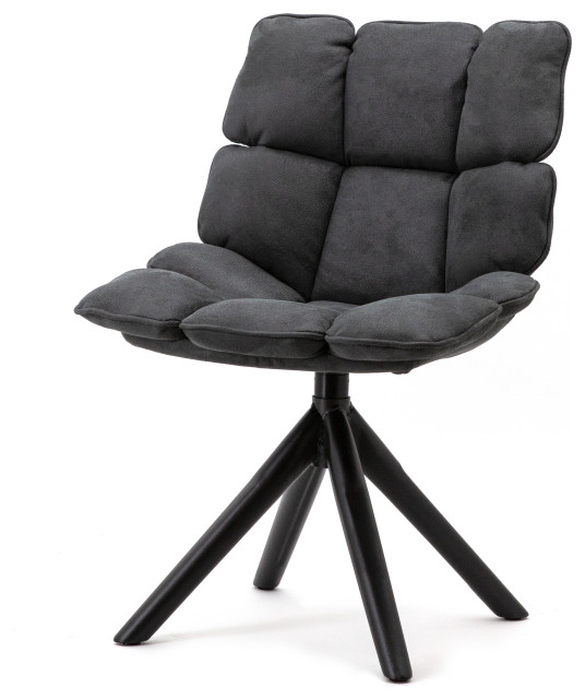 Dark Grey Swivel Chair Eleonora Daan Midcentury Dining Chairs By Dutch Furniture