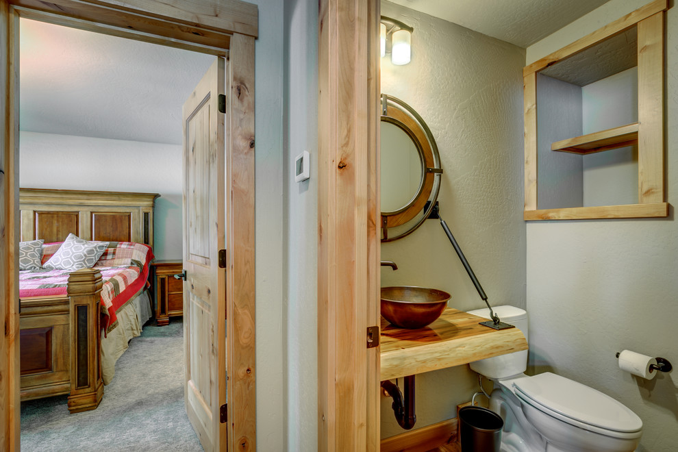 Inspiration for a rustic home design remodel in Seattle