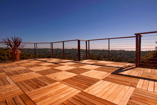 Ipe deck contemporary-terrace