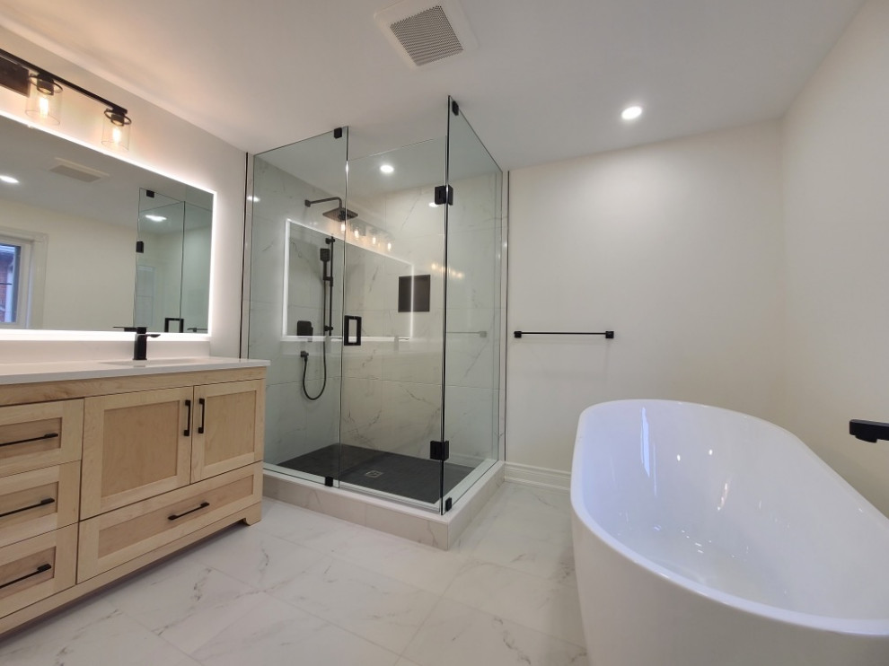 Three Washrooms Remodeling - Streetville in Mississauga