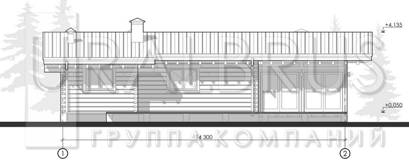 Проект бани Д  163