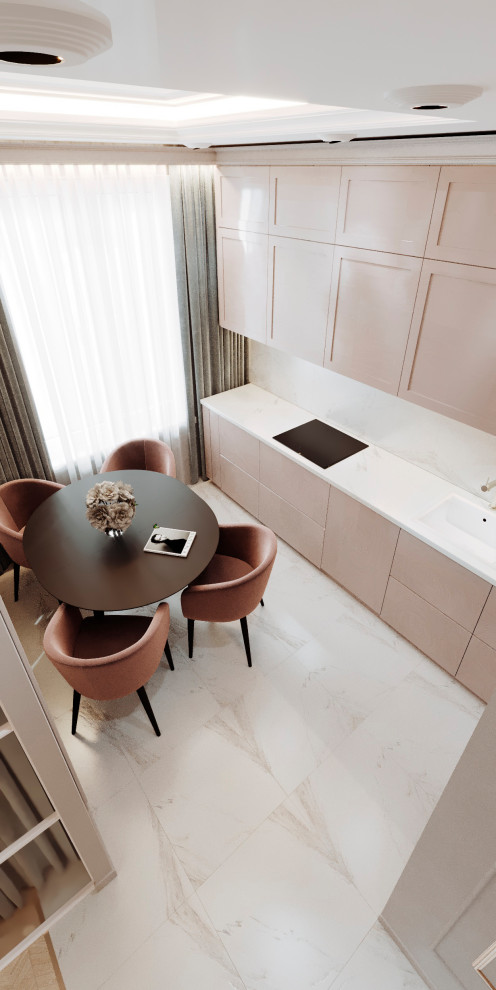 Проект маленькой квартиры 40 кв.м. ЖК Level Амурская