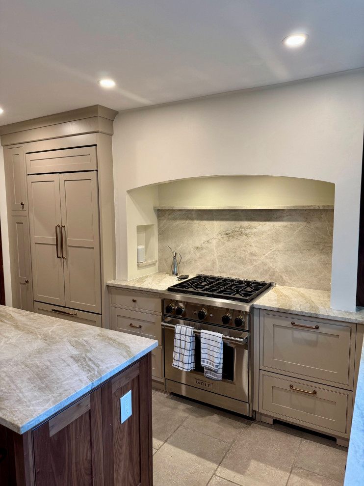 Jersey City Brownstone Kitchen Renovation | Transitional Luxury
