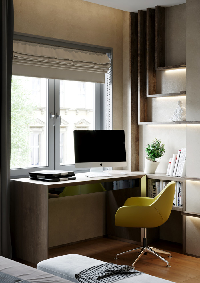 спальня в ЖК "Резиденции сколково"