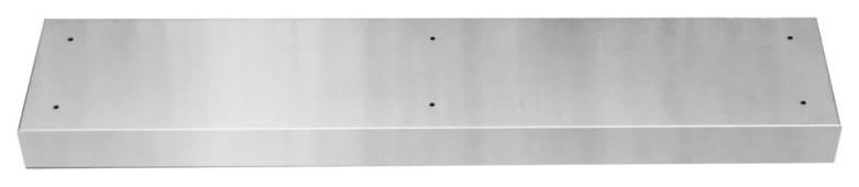 Windster 2" Wall Extension for 36"W Windster Under, Stainless Steel