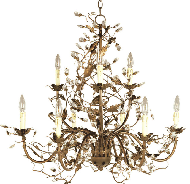 Elegante 9 Light Chandelier, What Does It Mean To Swing From The Chandelier Vine