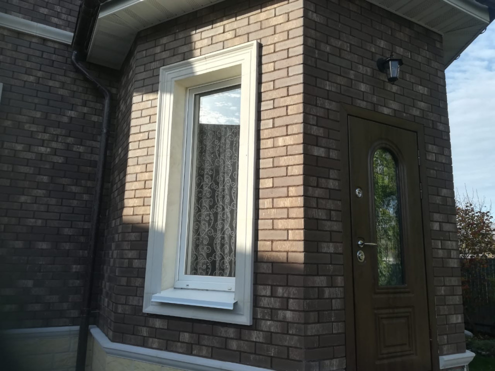 Облицовка фасада существующего дома. 2019 год