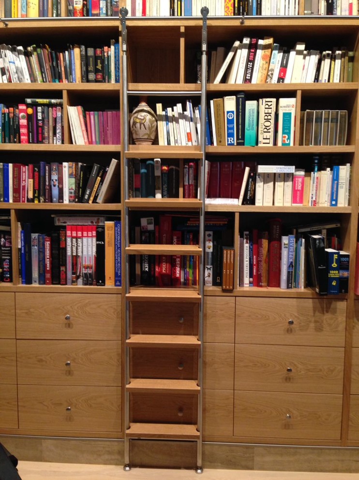 2018 _ ПОДСОСЕНСКИЙ - лестница мебельная с роликами - модель Step-30