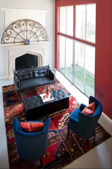 Fireplaces modern-wohnzimmer