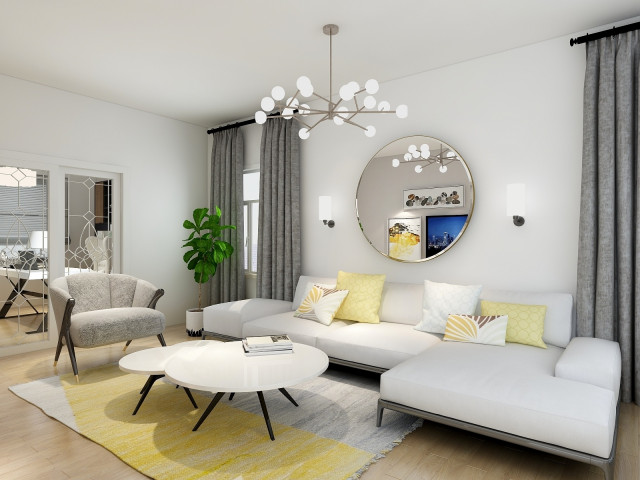 3D Designs contemporary-living-room