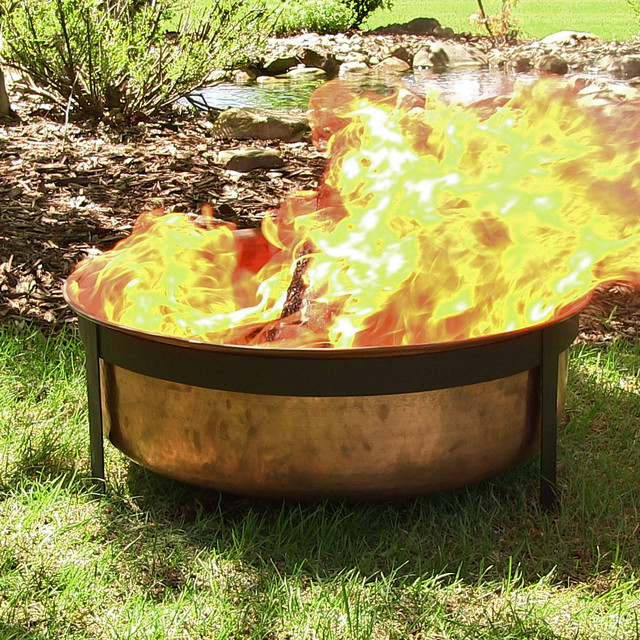 Outdoor Classics Hammered Copper Fire Pit