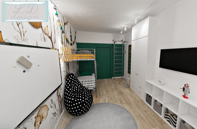 Детская комната 17 кв.м в Санкт-Петербурге