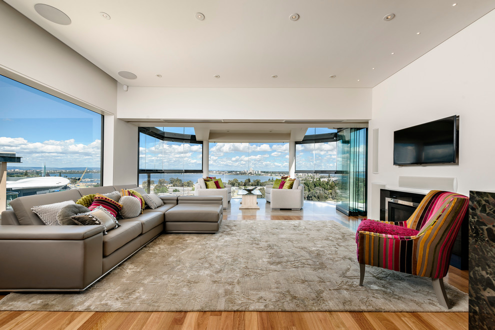 Perth Contemporary Living Room Perth by Greg Davies Architects