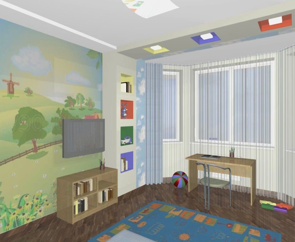 Дизайн проект трехкомнатной квартиры