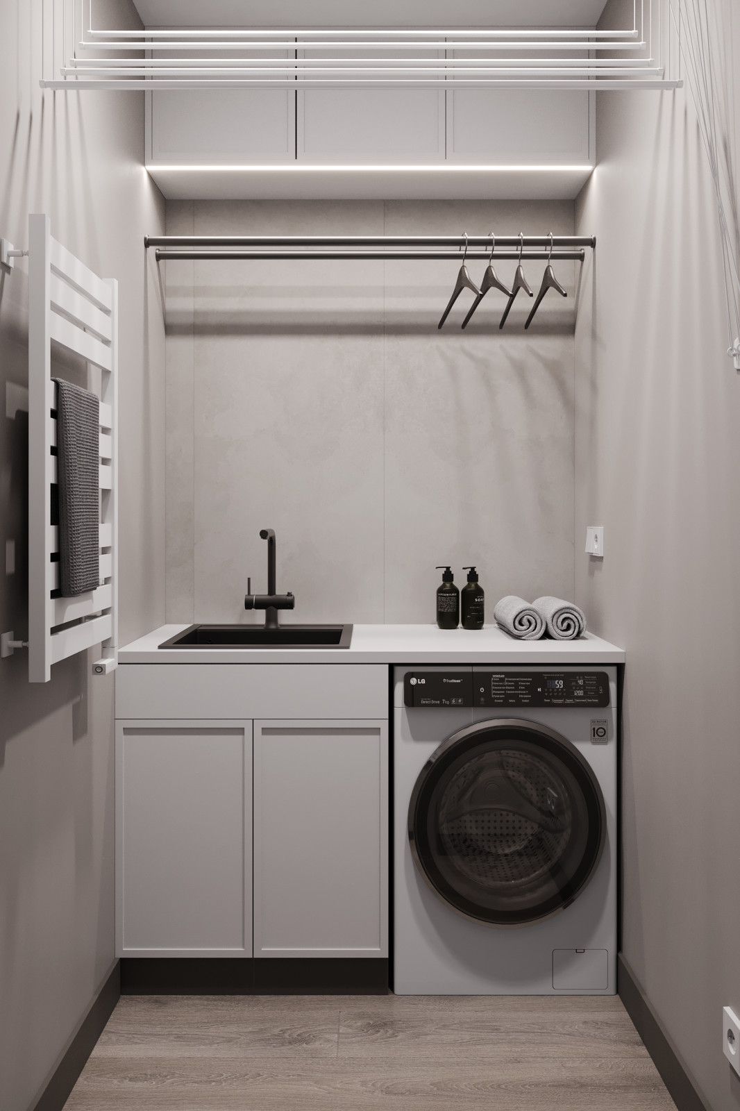 Светлый интерьер