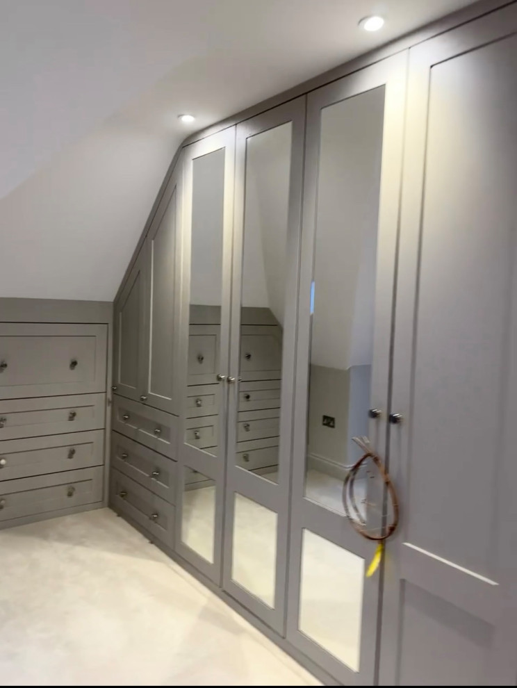 Bespoke Loft cabinets and office table