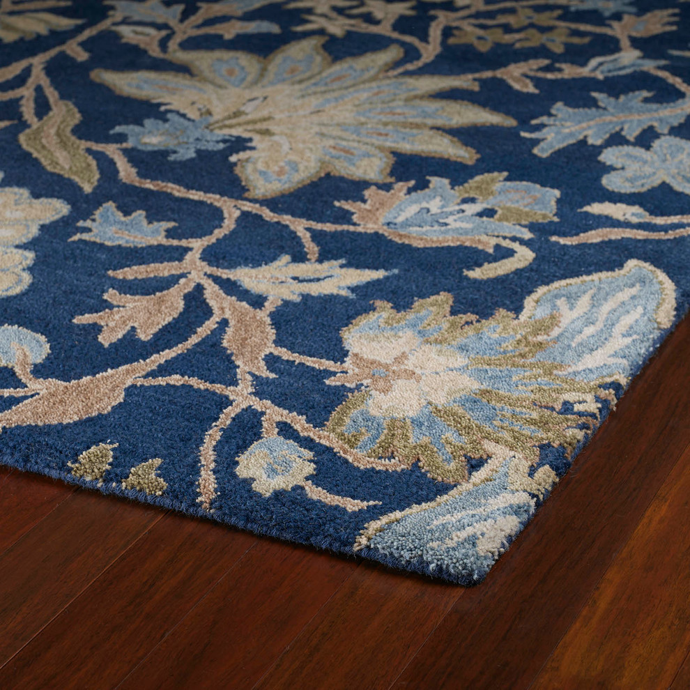 Kaleen Brooklyn Floral Rug Traditional Area Rugs by Kaleen Rugs