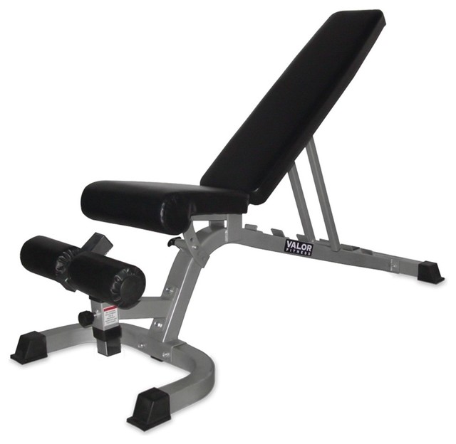 Valor Fitness Adjustable Utility Bench Fid Contemporary Home Gym Equipment By Bison Fice