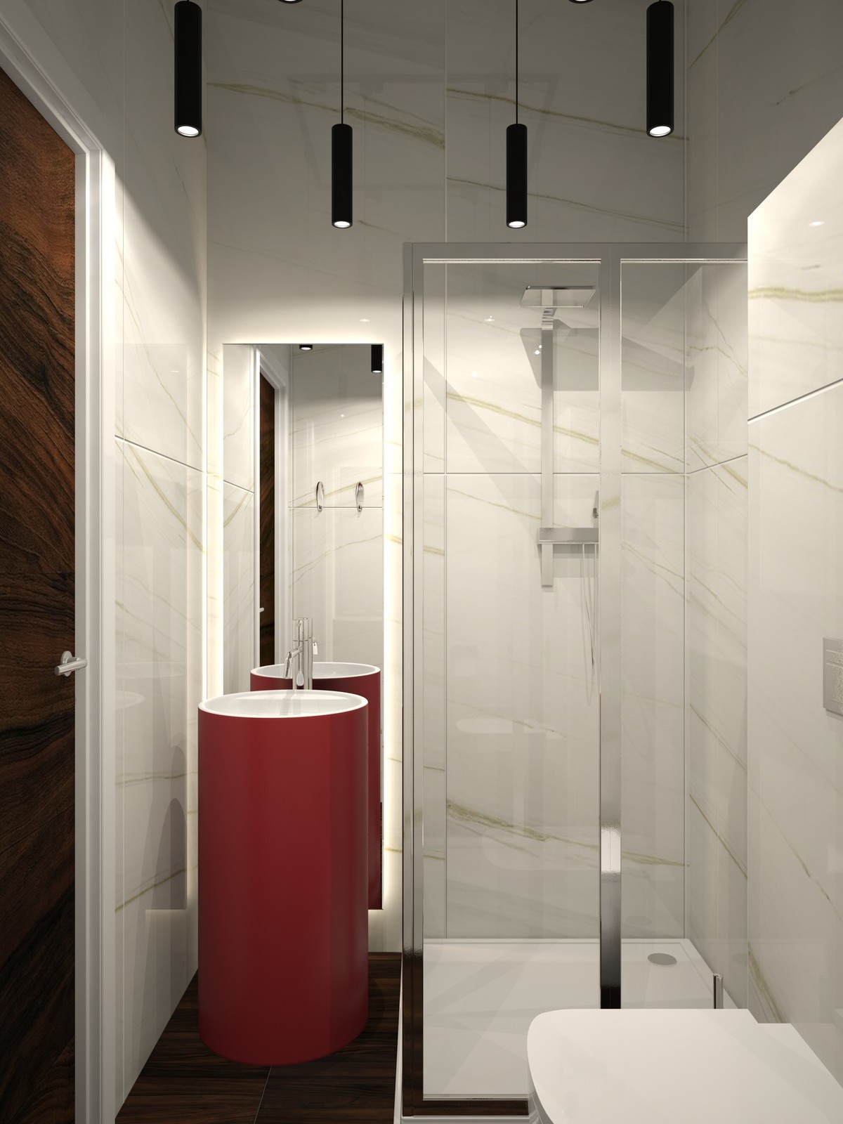 Санузел с душевой