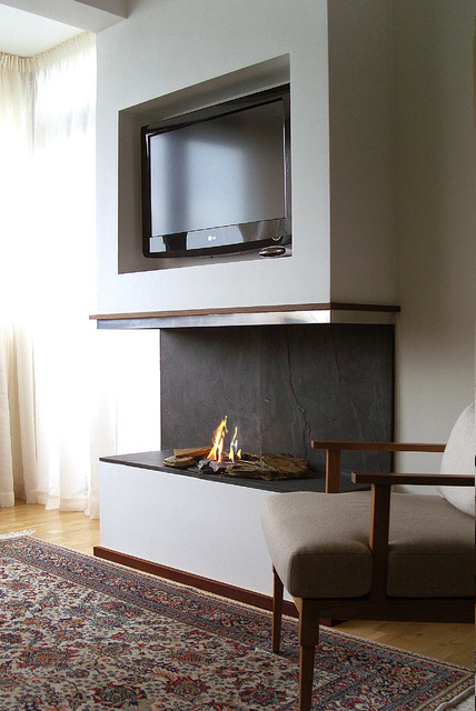 Modern Bioethanol Fireplace contemporary-vardagsrum