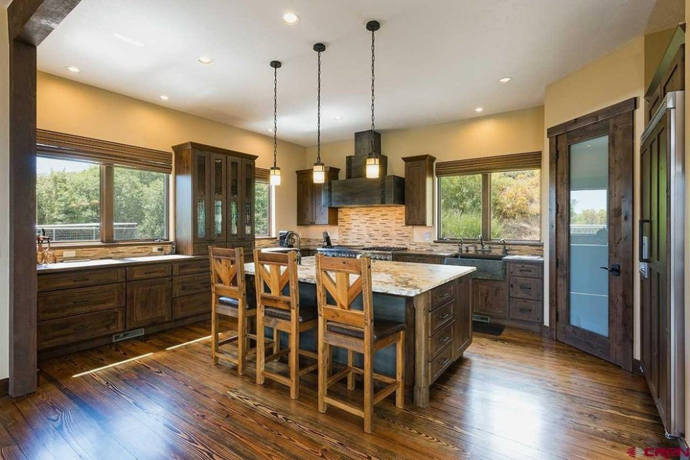 Mountain style kitchen photo in Phoenix