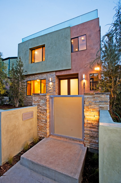 Custom Home Construction - Crestmoore trendy-hus-og-facade