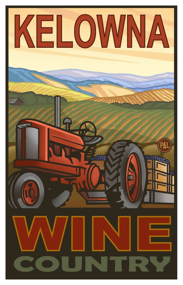 by Artist Paul A. Lanquist Kelowna British Columbia Art Print, 24"x36