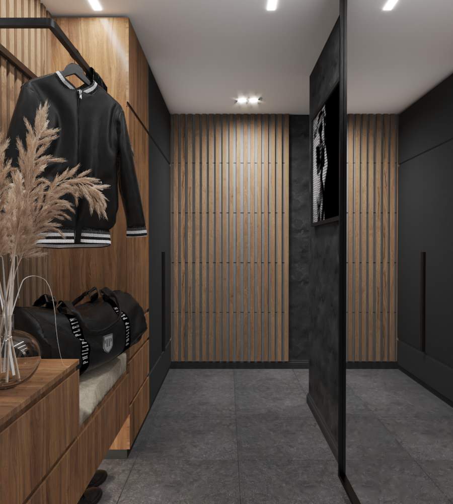 Гостиная, кухня, прихожка