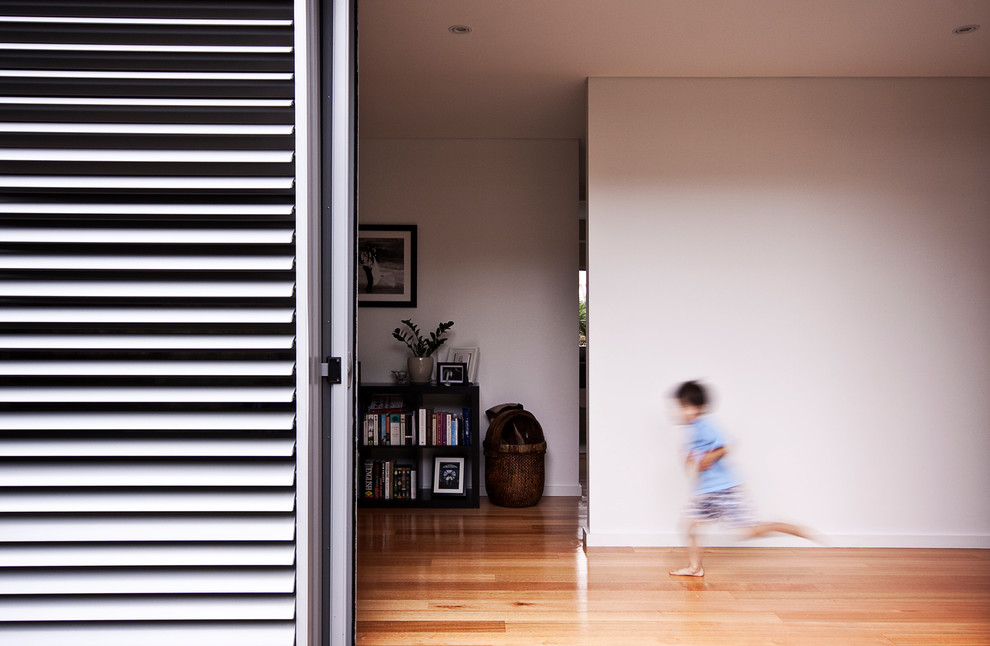 Design ideas for a contemporary hallway in Central Coast.
