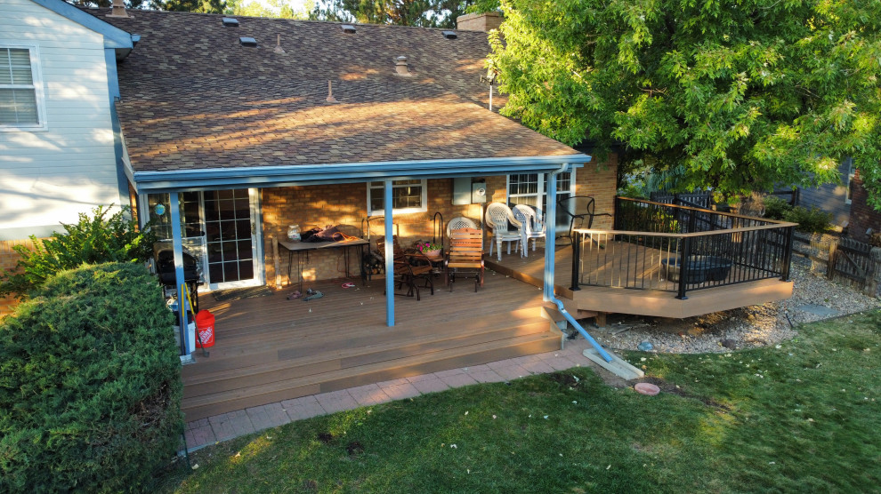 Photo of a contemporary deck in Denver.