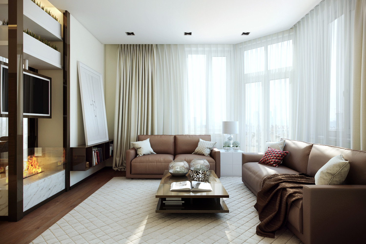 Дизайн интерьера квартиры "Городское этно"