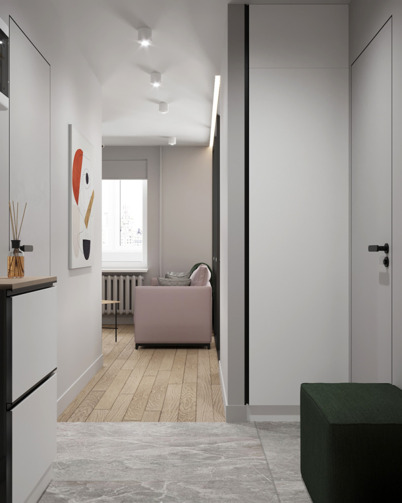 Дизайн интерьера квартиры в современном стиле площадью 47 м2