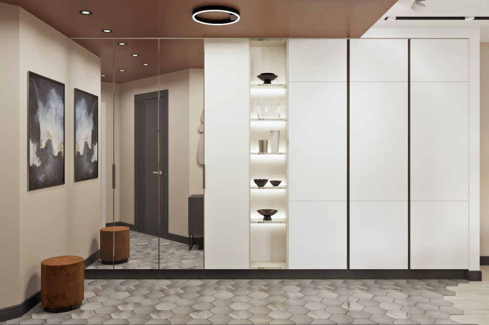 Холл в ЖК Крылья