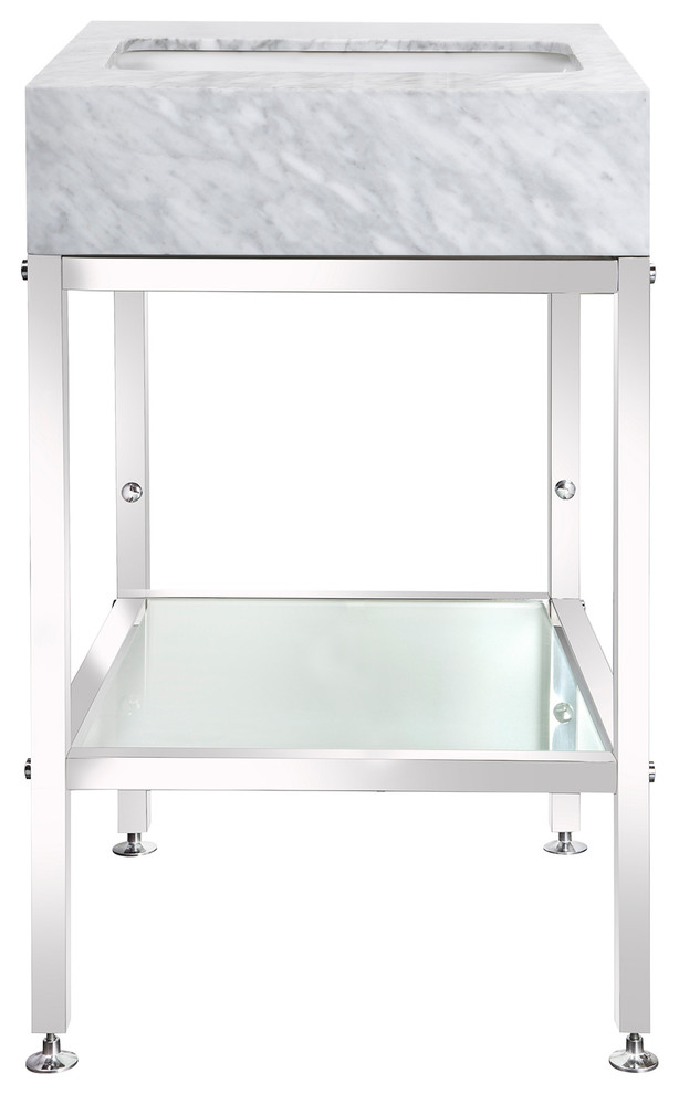 Abigaile Collection 24" Vanity With Marble Top