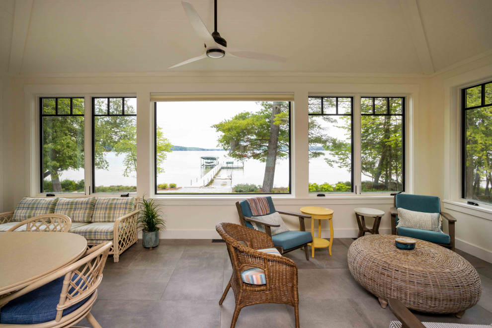 South Shore Walloon Cottage Design - Beach Style - Sunroom - Other - by ...