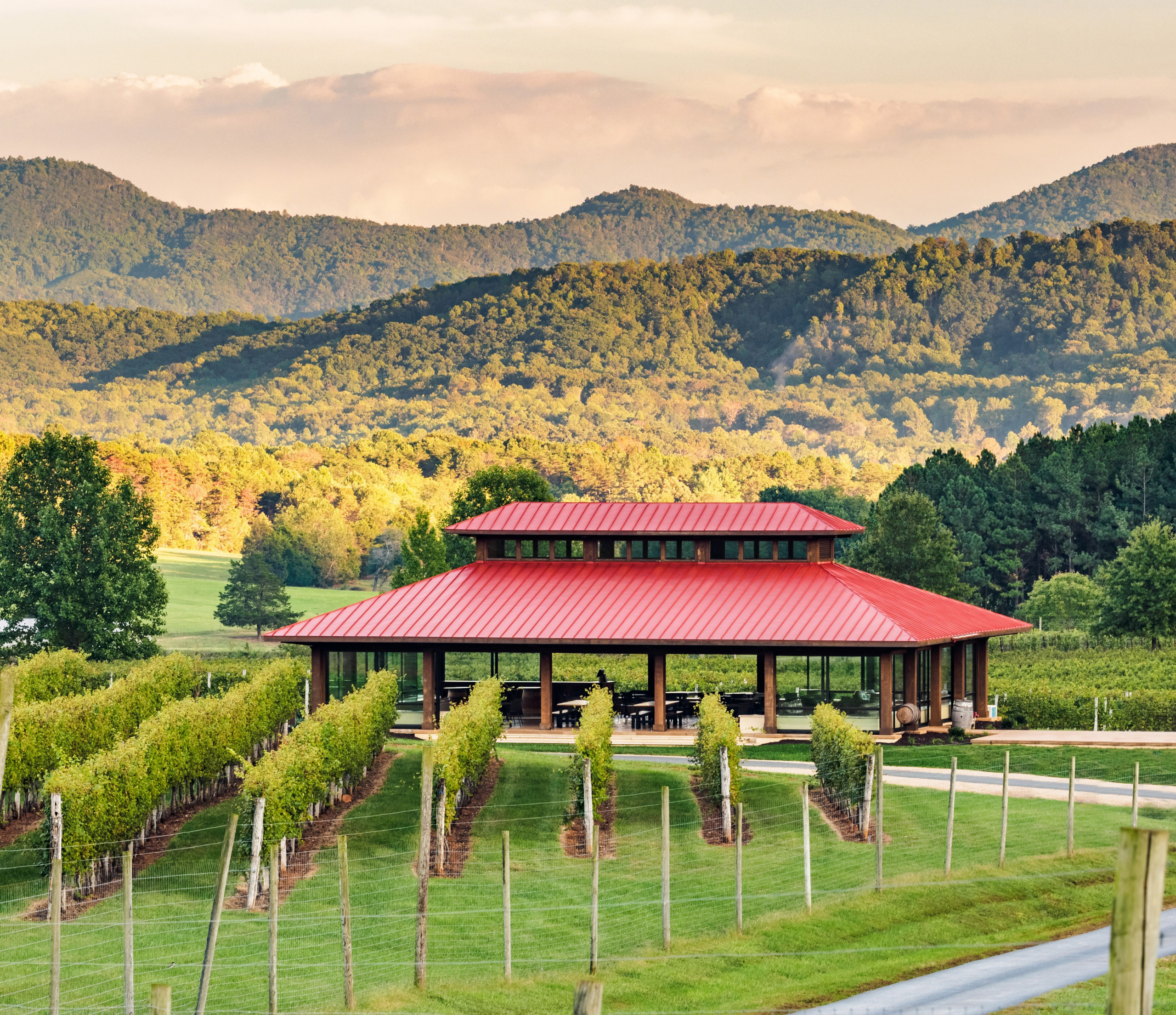 Pavilion - mountains