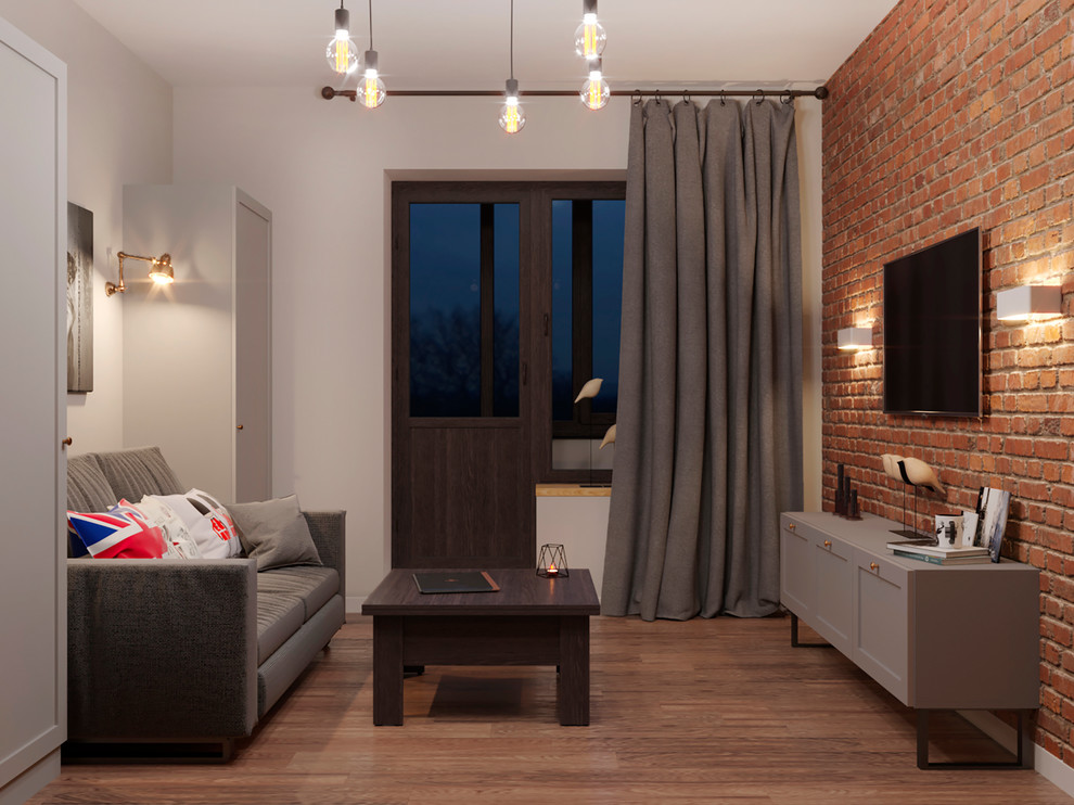 визуализация гостиной для дизайнера Надежды Тавруевой