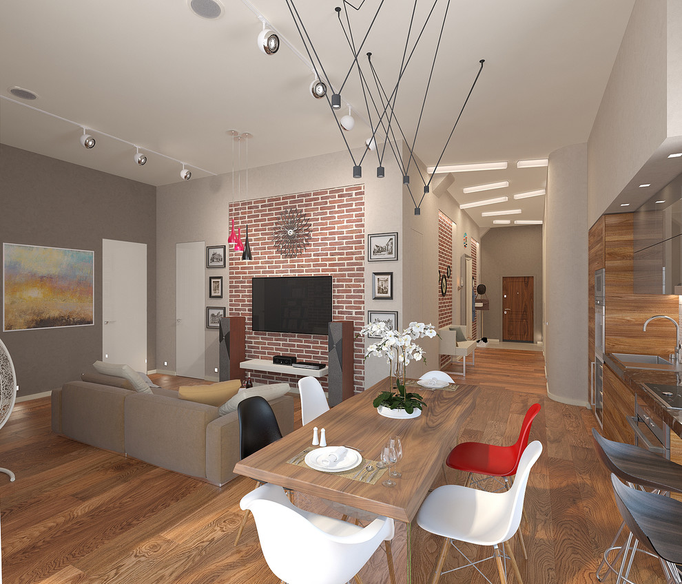 Проект интерьеров в Москве 100 кв.м.