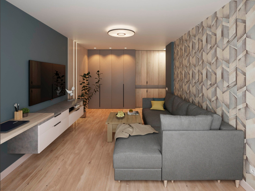 Минималистичный дизайн квартиры в Москве