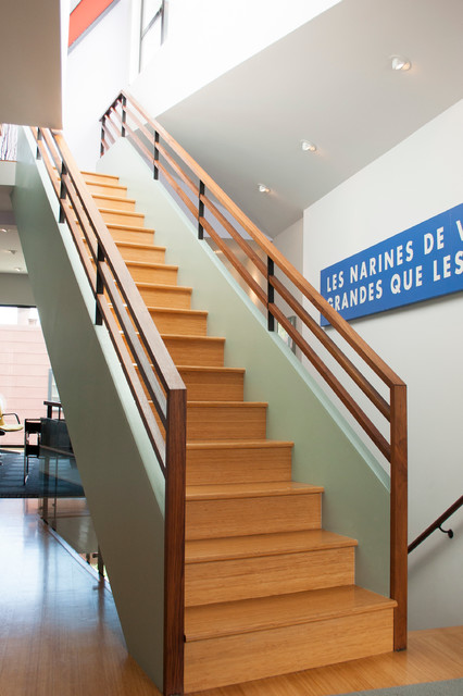 My Houzz: Mark & Rick contemporary-staircase