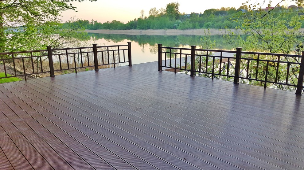 Причал из террасной доски, Бережки