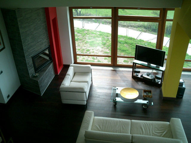 Layout interno ed esterno nuovo | 200 MQ contemporary-living-room