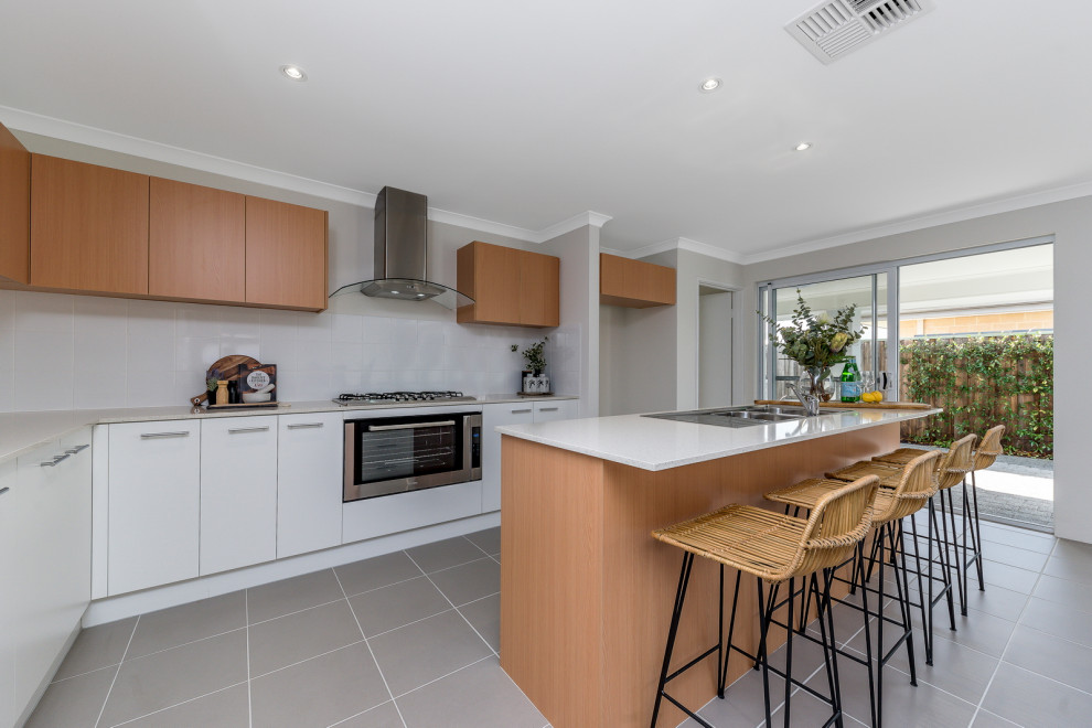 Photo of a mediterranean kitchen in Perth.