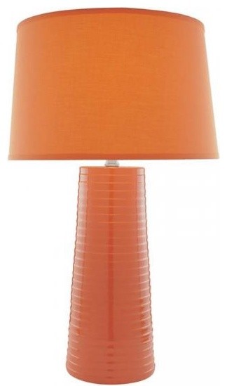 Ashanti Table Lamp, Orange