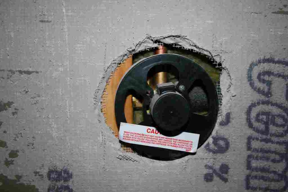 Is this gap around valve too large?