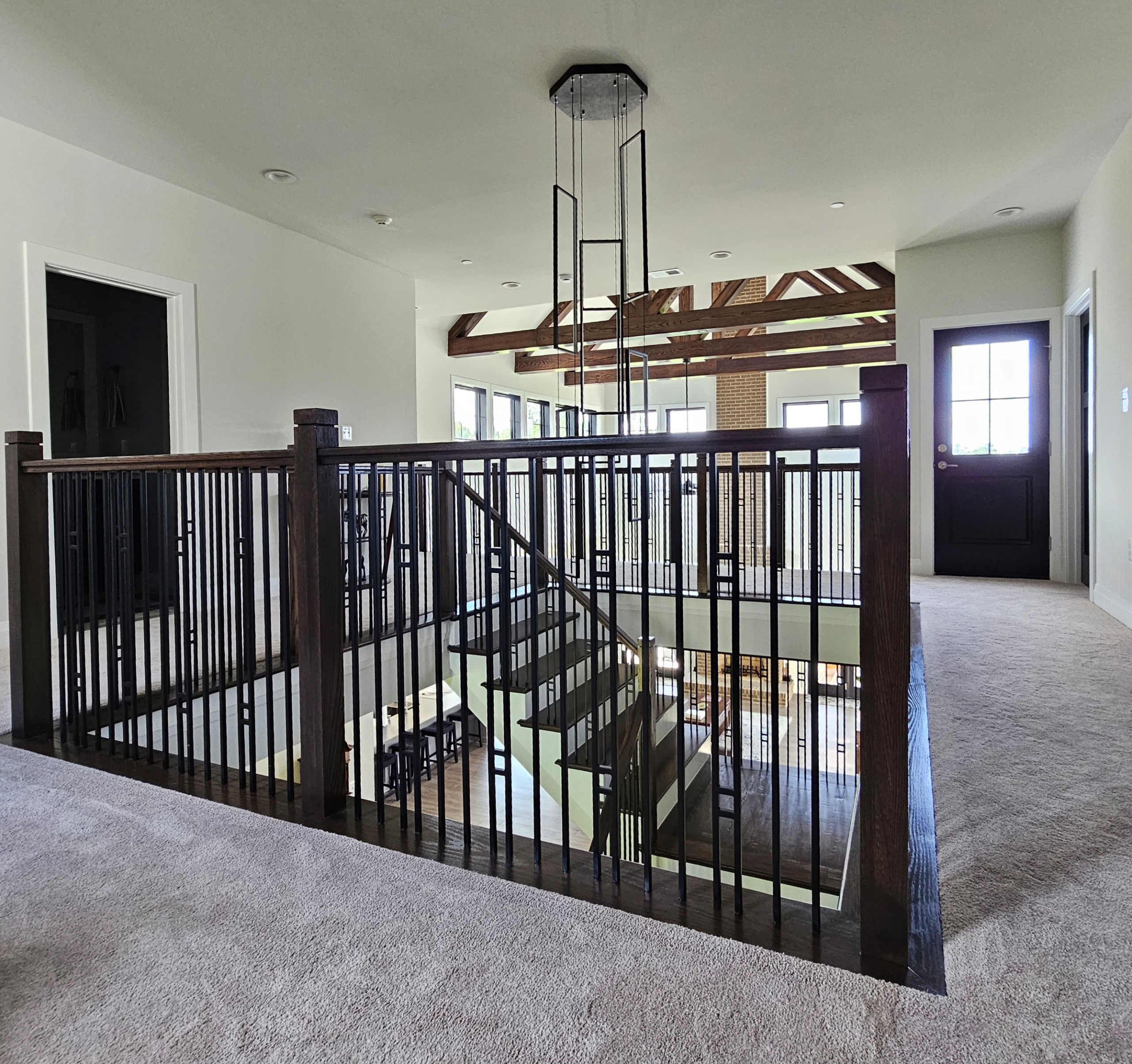 109_Impressive Floating Staircase in Countryside Retreat, Upper Marlboro, MD
