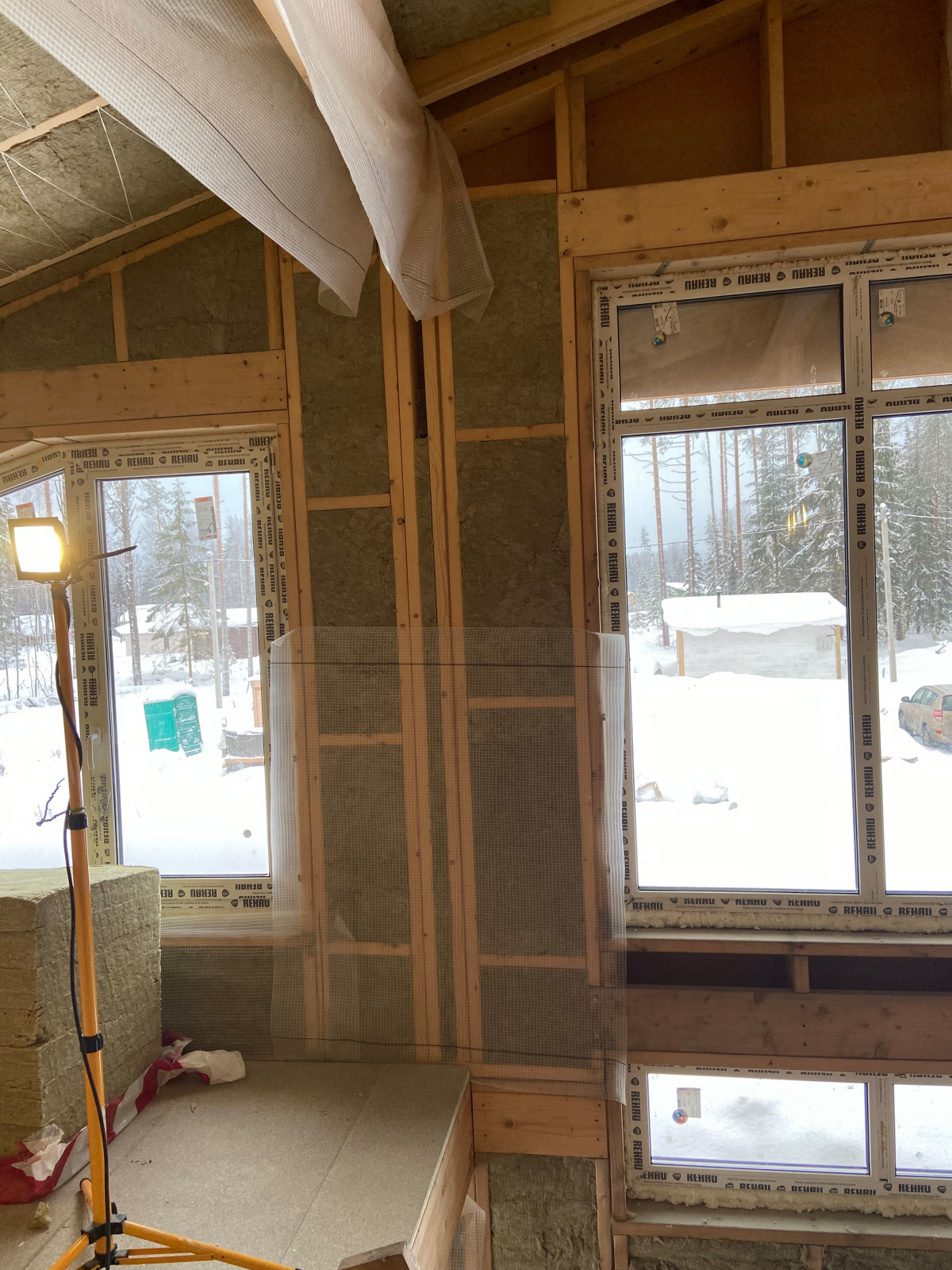 Новый проект дом в "Агалатово Экопарк". Фотографии "до"