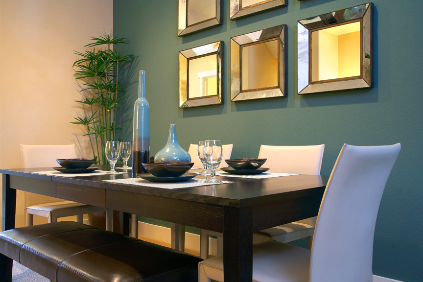 how to decorate a windowless dining room