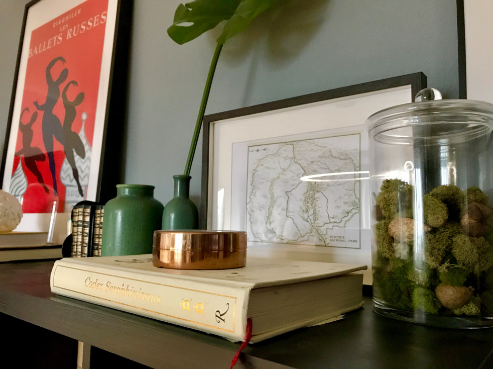 Книжный шкаф и душа гостиной