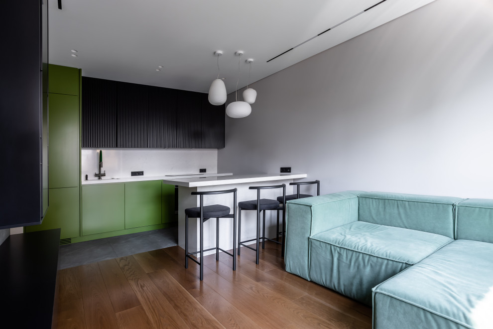 Современный интерьер квартиры 60 м2 в ЖК Академика Павлова 28